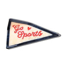 Solar Eclipse Hand-Painted Go Sports Pendant Flag Claw Hair Clip