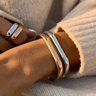 Flanerie by MAIQ Renzi 18K Gold Non-Tarnish Classic Bangle by Flanerie by MAIQ