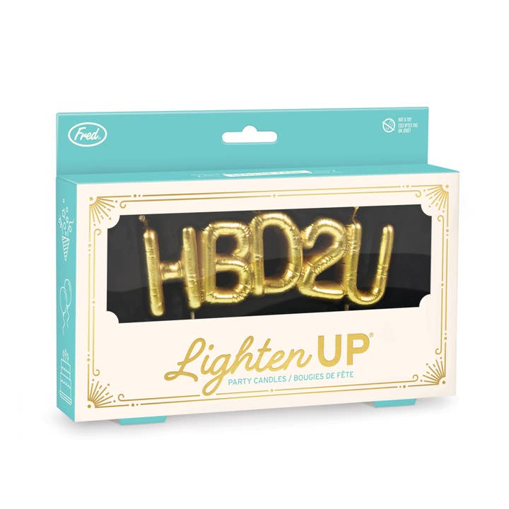 Fred Lighten Up Party Candles HBD2U