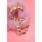 JOSSLYN by Wall to Wall Seashell Hoop Earrings