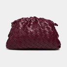 Perimade & Co Handwoven Leather Shoulder Handbag in Pu Leather by Perimade & Co