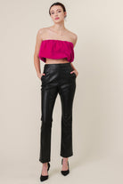 Line & Dot Reina Vegan Leather Pants