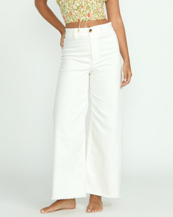 Billabong Free Fall Twill Pant in Salt Crystal 