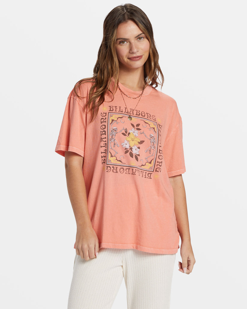 Billabong Wild West Side Tee Peach