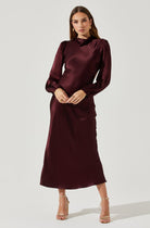 ASTR Samara Dress Wine