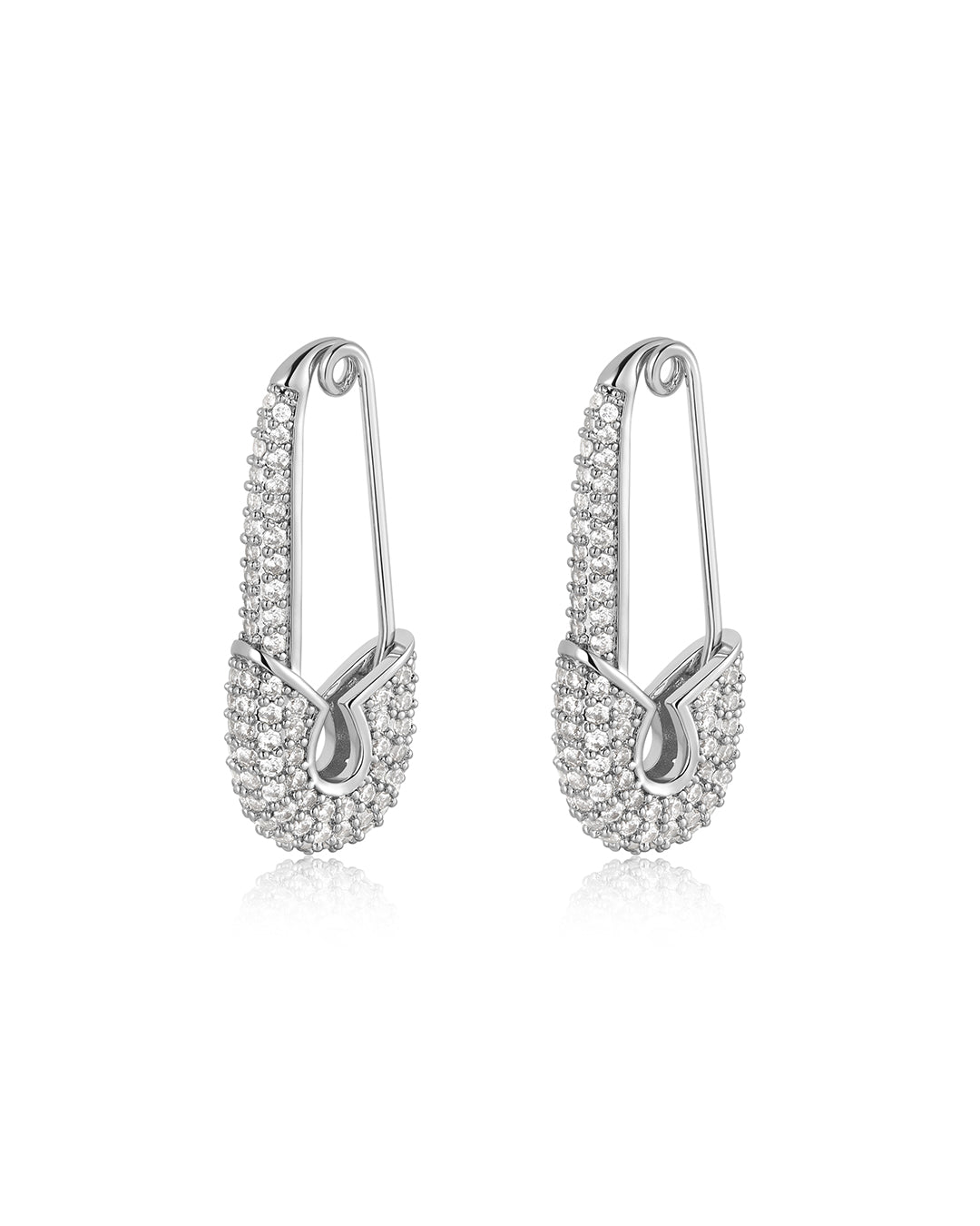 Luv Aj Safety First Earrings Silver