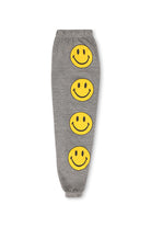 Aviator Nation Smiley 2 Kids Sweatpant Heather Grey
