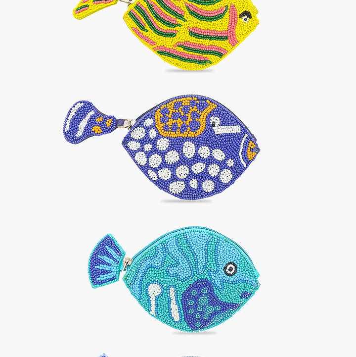America & Beyond Fish & Fins Mini Coin Pouch