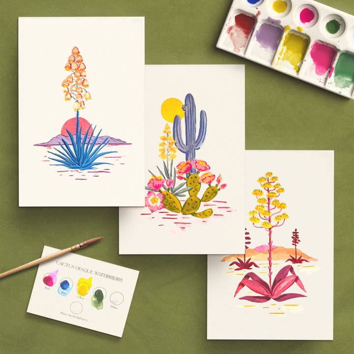 Antiquaria Watercolor Kit Cactus