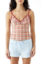 BDG 5 Pocket Linen Short Pale Blue