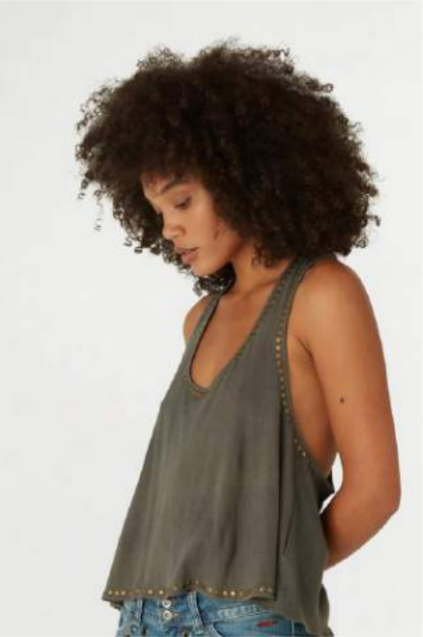 BDG Studded Vest Grey