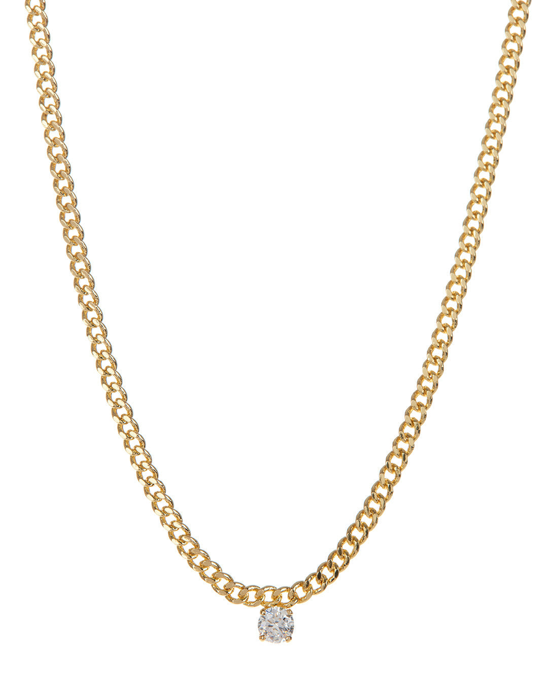 Luv Aj Bardot Stud Charm Necklace Gold