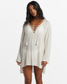 Billabong Blue Skies Swim Coverup Salt Crystal