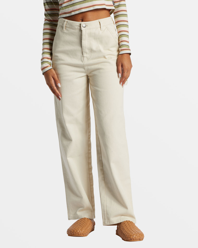 Billabong Collet Carpenter Pant White Cap