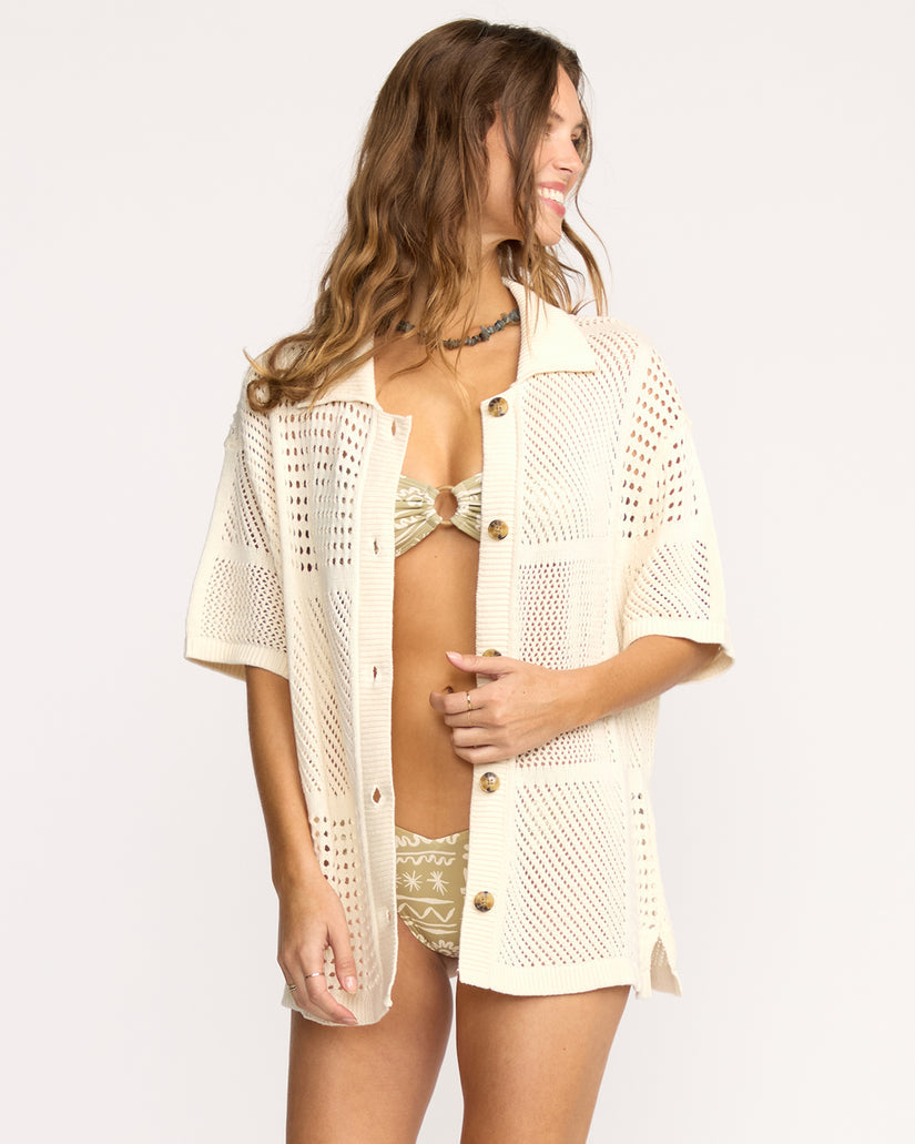 Billabong Cool Down SS Sweater Whitecap