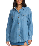 Billabong Fadeaway Denim Shacket