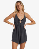 Billabong On Vacay Romper Black Pebble