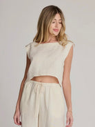 Sunday Ritual Elena Linen Top Cream