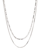 Luv Aj Cecilia Chain Necklace Silver