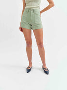Daze Denim Valley Girl Short in Pistachio - Pistachio