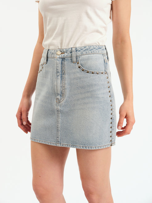 Daze Denim Stash Skirt in Let's Dance - Let's Dance