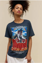 DAYDREAMER Elton John Hollywood Boots Boyfriend Tee