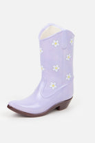 The WOW Effect Co.DOIY Vase Rodeo Cowboy Boot Lilac