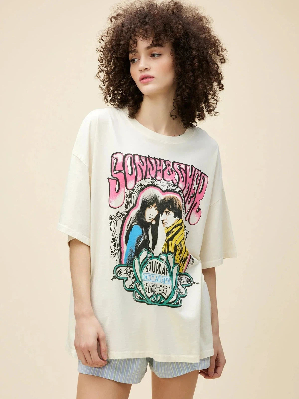 DAYDREAMER Sonny & Cher Cleveland Public Hall Tee