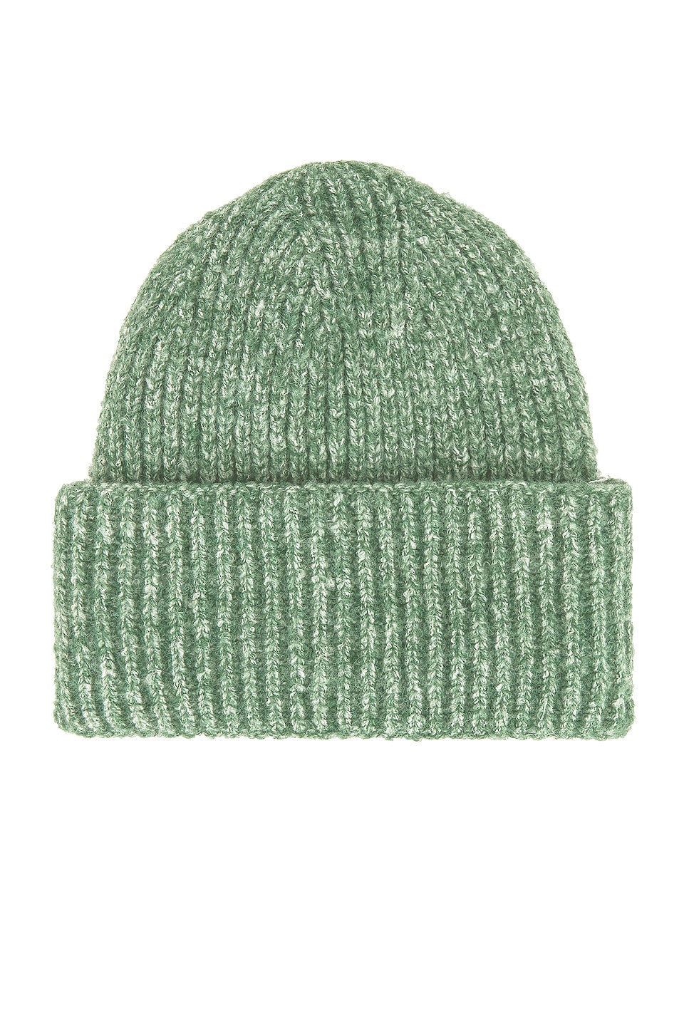 Free People Harbor Marled Ribbed Beanie in Pine 