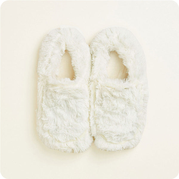 Cream Warmies Slippers V2 by Warmies