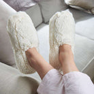 Cream Warmies Slippers V2 by Warmies
