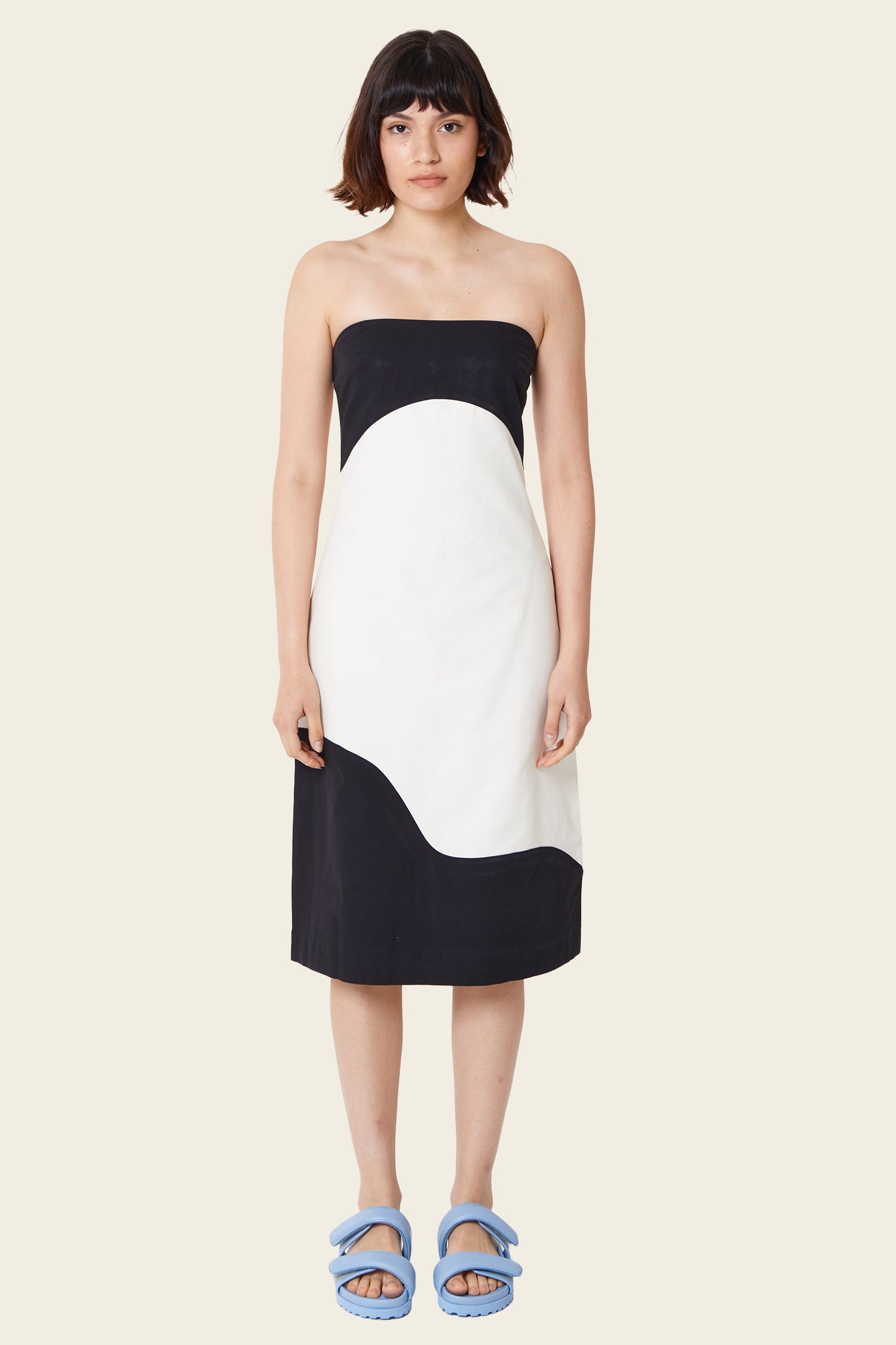 Find Me Now Carter Strapless Midi Dress