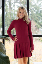 Free People Emmy Mini Dress Aged Red