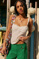 Free People Little Love Tank Clean Ivory