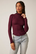Free People Make It Easy Thermal Precious Wine