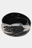 GOLDEN Christabel Studded Intricate Western Buckle Belt