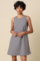 GOLDEN Lakelynn Gingham A-line Mini Dress
