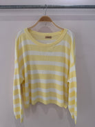 GOLDEN Lorenza Striped LS Top