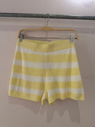 GOLDEN Lorenza Striped Shorts