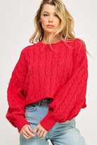 GOLDEN Saleka Cable Sweater