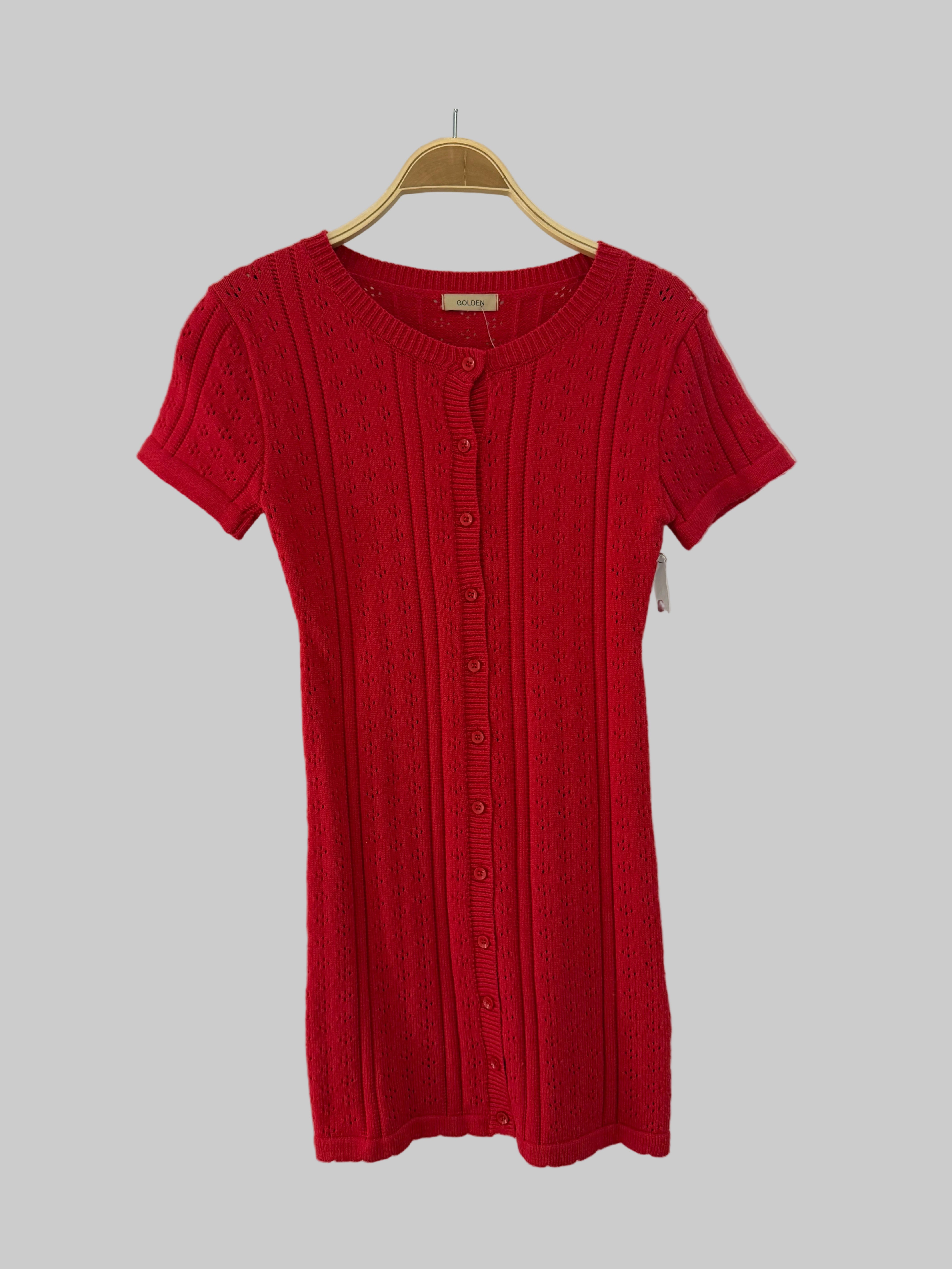 GOLDEN Yaya Knit Mini Dress