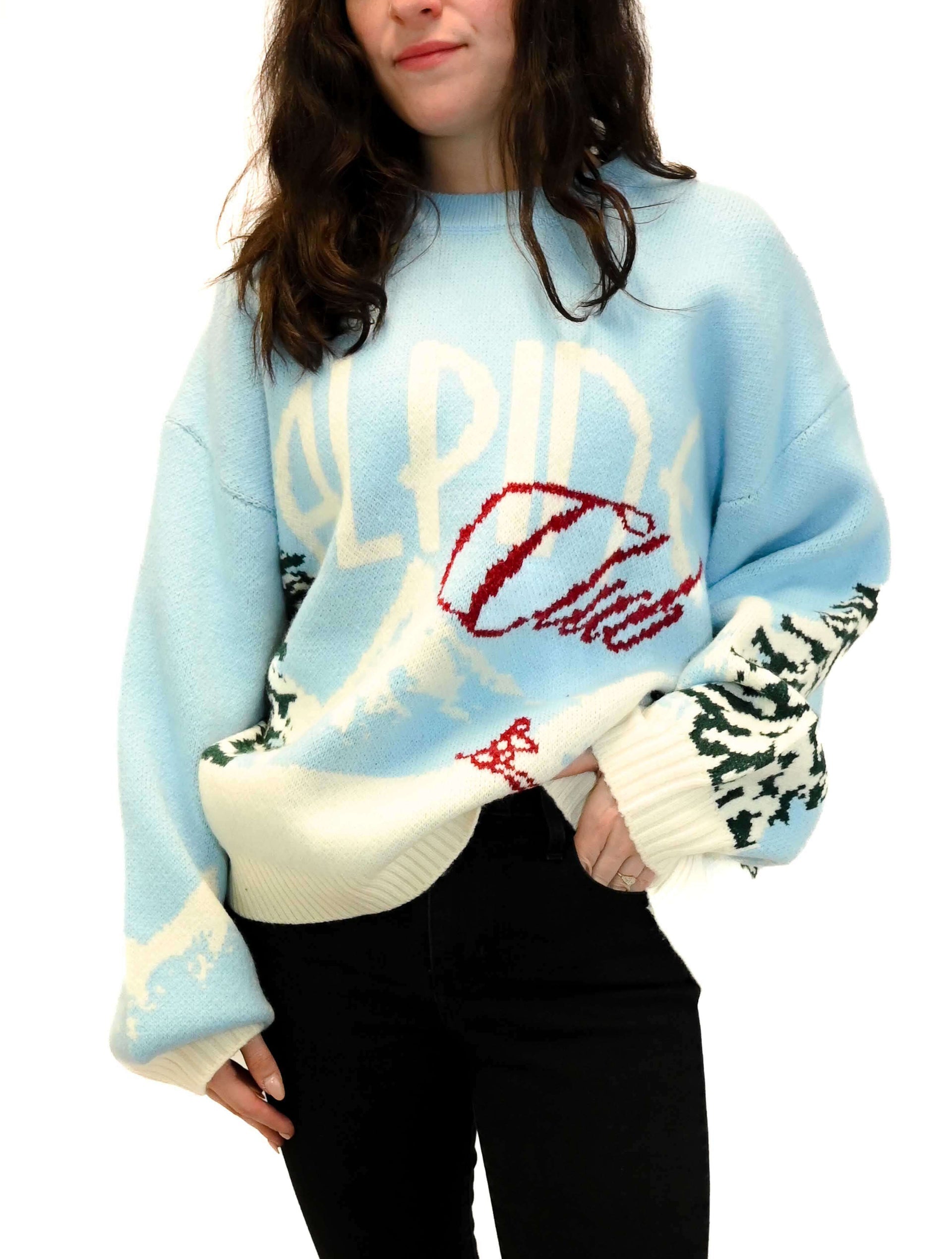 Girl Dangerous Alpine Club Sweatshirt Light Blue