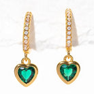 Girls Crew Green Goddess Dangle Hoops