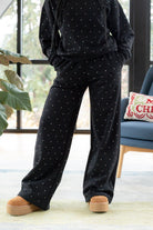 Good American Crystal Wide Leg Sweatpants