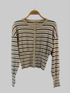 Golden Veronica Striped Cardigan by GOLDEN