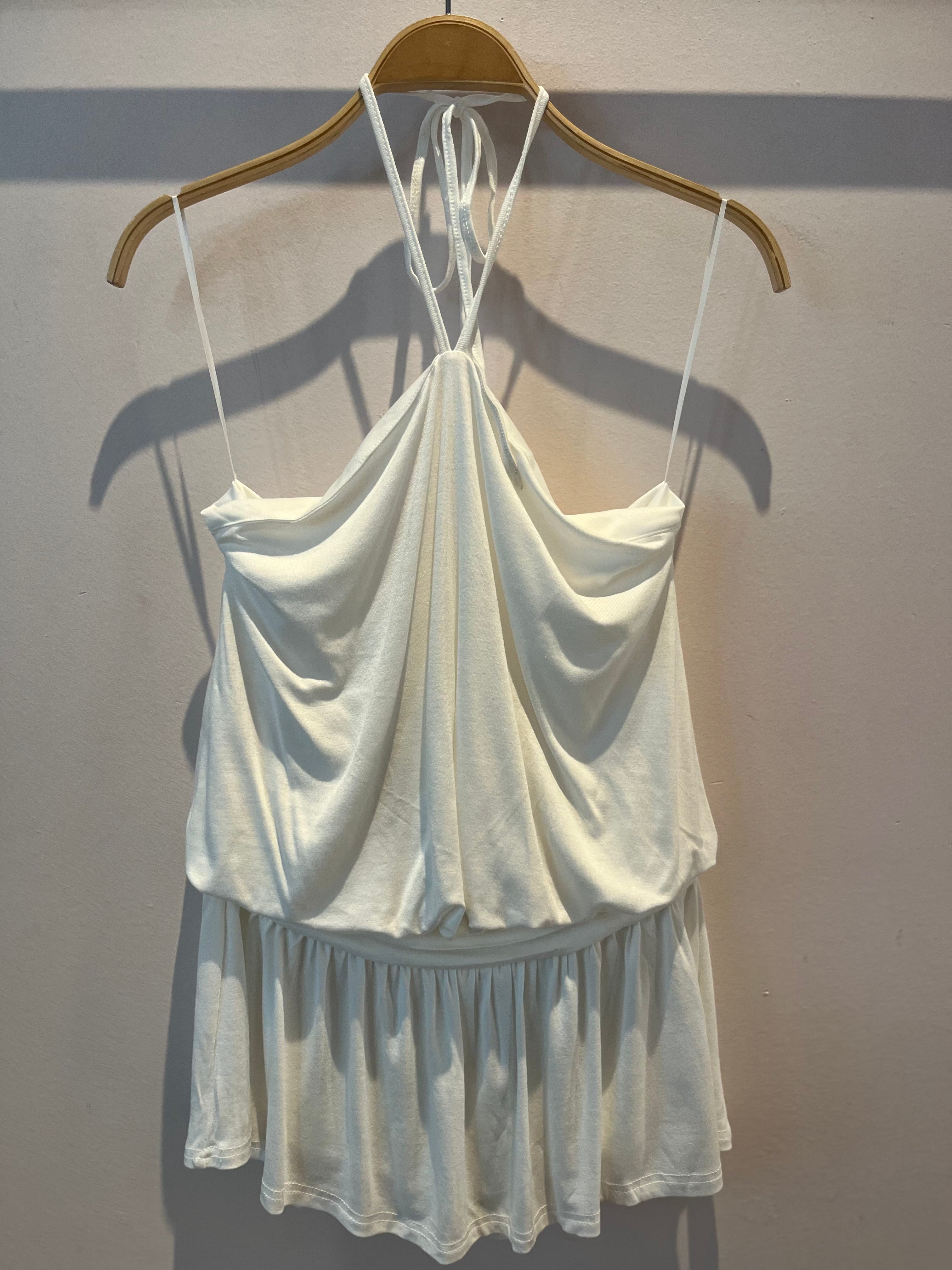 GOLDEN Phillip Halter Mini Dress