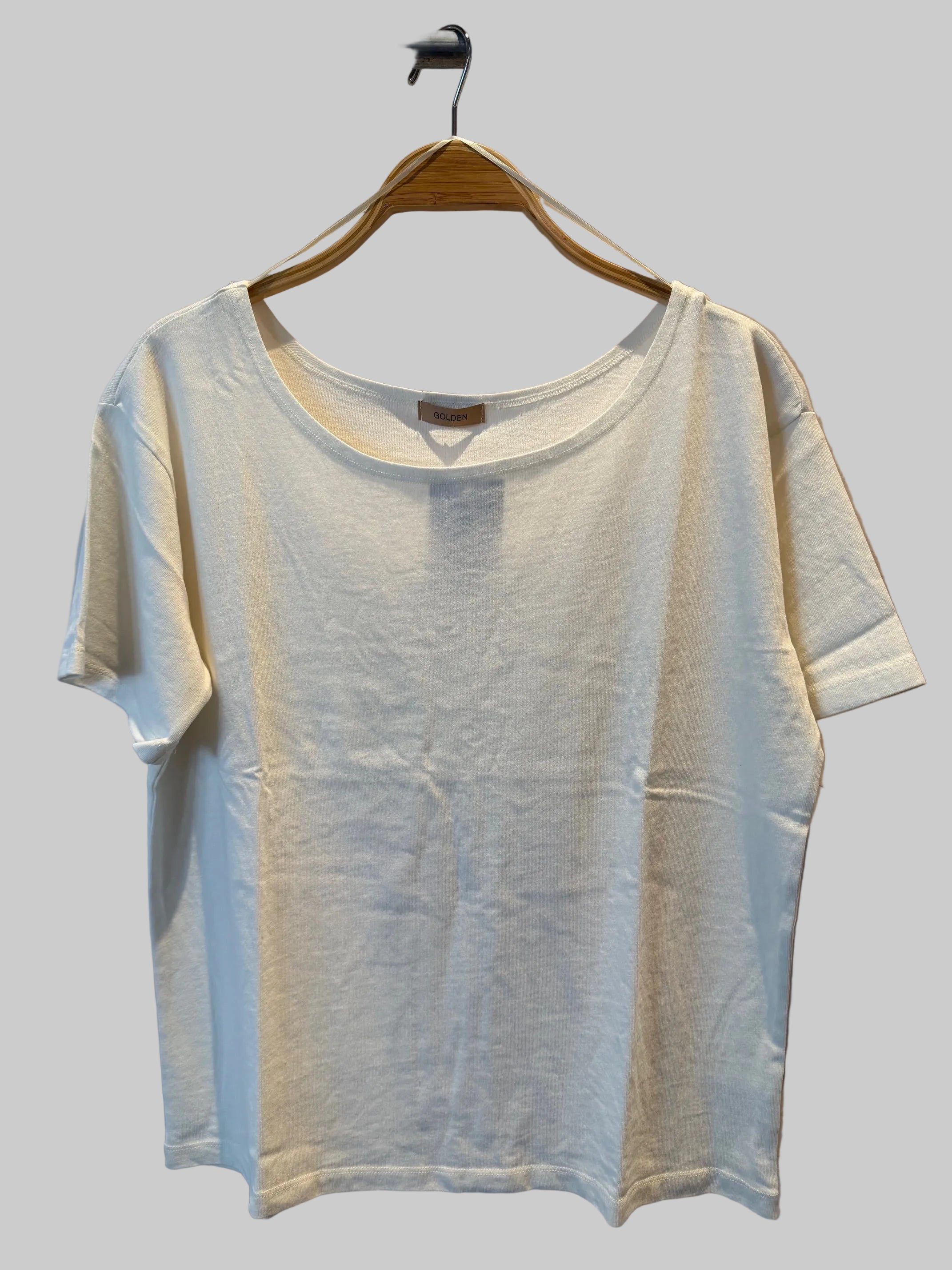 GOLDEN Minerva Tee Off White