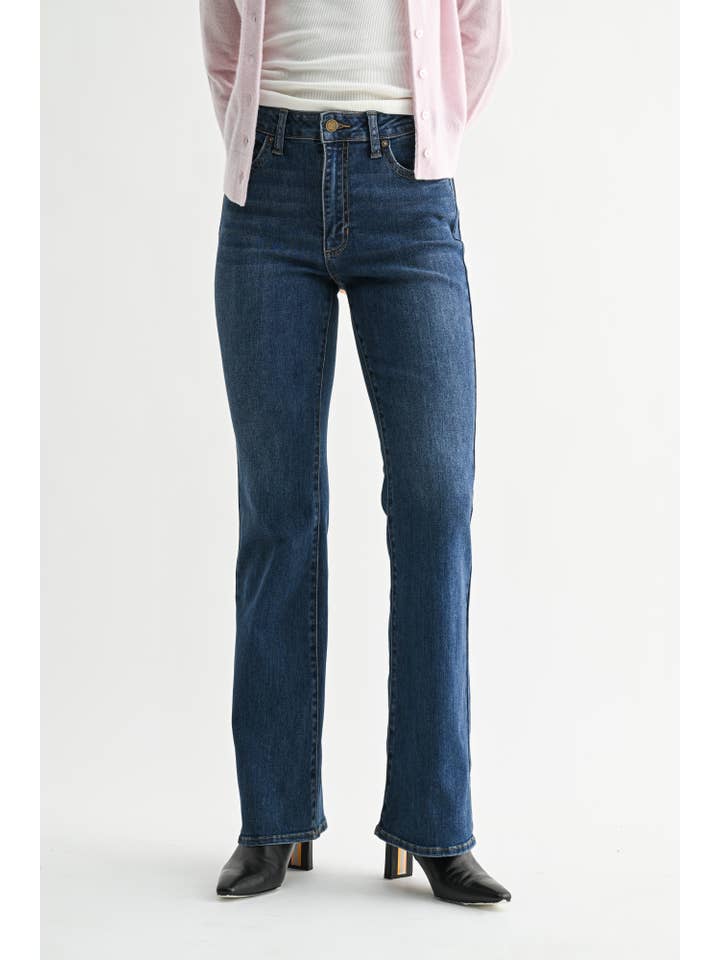 JBD Regular Hem Bootcut in Dark