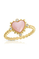 Joy Dravecky Pink Shell Heavenly Heart Ring