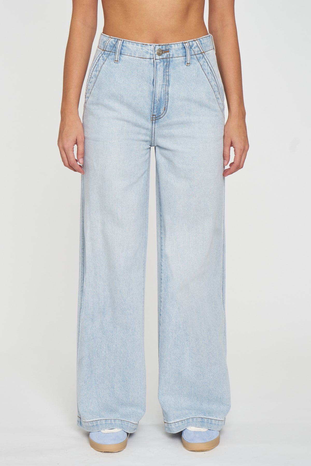 Daze Denim The Kickback High Rise Palazzo